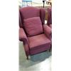 Image 2 : PAIR OF QUEEN ANNE WINGBACK RECLINER CHAIRS