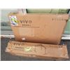 Image 2 : VIVO LIGHT BROWN ELECTRIC CORNER DESK (2 BOX LOT)