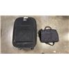 Image 2 : SAMSONITE LAPTOP BAG, POLO SUITCASE, AND BOX OF ASSORTED PURSES AND BAGS