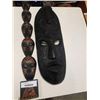 Image 2 : 2 CARVED WOOD MASKS