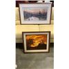 Image 1 : SIGNED AND NUMBERED PETER POTAPOFF LOON PRINT AND SIGNED OIL ON CANVAS