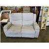 Image 2 : 2 SEATER GREY FABRIC POWER RECLINER STRUCTUBE