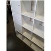 Image 7 : WHITE 16 SECTION CUBICLE SHLEF WITH 4 NEW DOORS