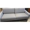 Image 2 : GREY FABRIC EQ3 SOFA, COULD USE A CLEAN, NO RIPS OR TEARS