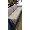 Image 3 : GREY FABRIC EQ3 SOFA, COULD USE A CLEAN, NO RIPS OR TEARS