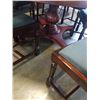 Image 8 : ROUND SINGLE PEDESTLE DINING TABLE WITH 6 CHAIRS