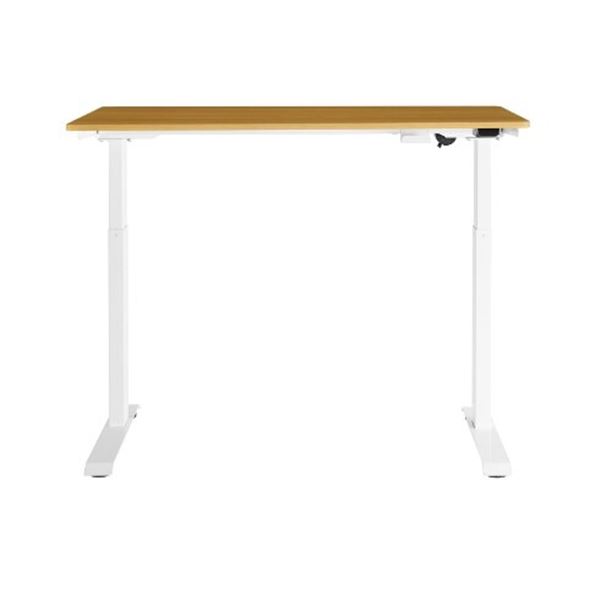 AS NEW INSIGNIA  ADJUSTABLE STANDING DESK - OAK - RETAIL $399