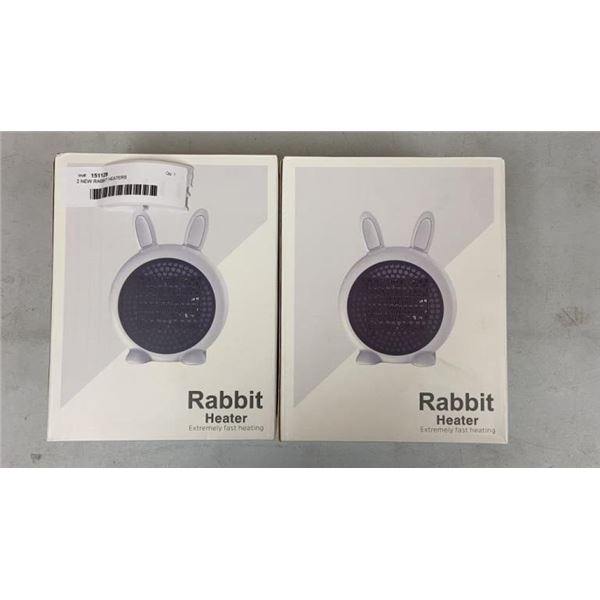 2 NEW RABBIT HEATERS