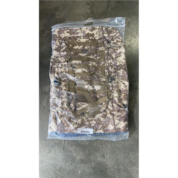 BRAND NEW CAMO HIKING/ CAMPING BACKPACK WITH WAIST STRAP