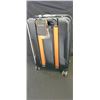 Image 2 : NEW GREY RICARDO CARRY-ON HARD AND SOFT SIDE LUGGAGE W/ USB CHARGING PORT, LAPTOP POCKET, ETC  - ART