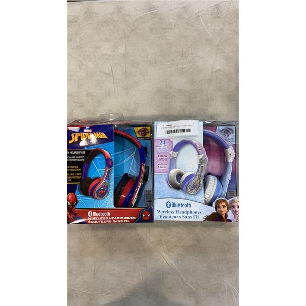 2 PAIRS KIDS BLUETOOTH HEADPHONES