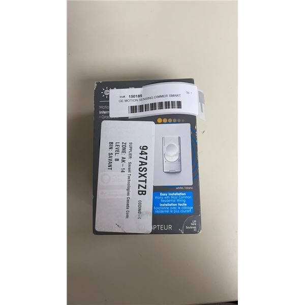 GE MOTION SENSING DIMMER SMART SWITCH - RETAIL $99