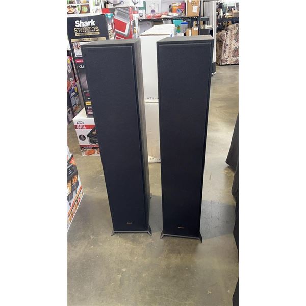 PAIR OF KLIPSCH R620 TOWER SPEAKERS - TESTED AND WORKING, RETAIL $1298