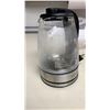 Image 1 : HAMILTON BEACH 1.7L GLASS COMPACT KETTLE TESTED AND WORKING - RETAIL $59