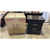 Image 1 : BRAND NEW PAIR OF BLACK AVENZA NIGHTSTANDS