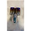 Image 4 : 2 BRAND NEW DUAL MUFFLER EXHAUST TIPS