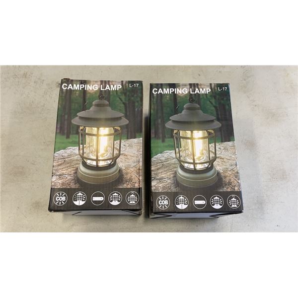 2 BRAND NEW SEALED LED CAMPING LANTERNS