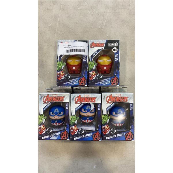 5 MARVEL ADVENGERS BLUETOOTH SPEAKERS