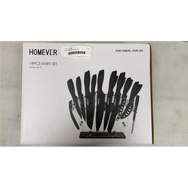 NEW HOMEVER 19PC KNIFE SET