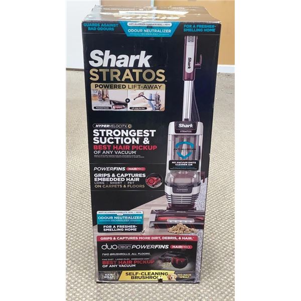 SHARK STRATOS POWERED LIFT AWAY UPRIGHT VACUUM TESTED AND WORKING  - RETAIL $499