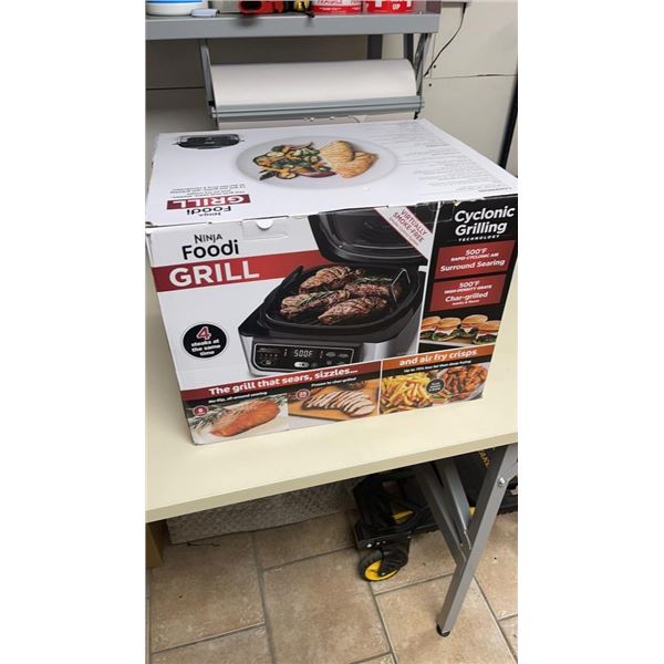 AS NEW NINJA FOODI GRILL TESTED AND WORKING - RETAIL $299