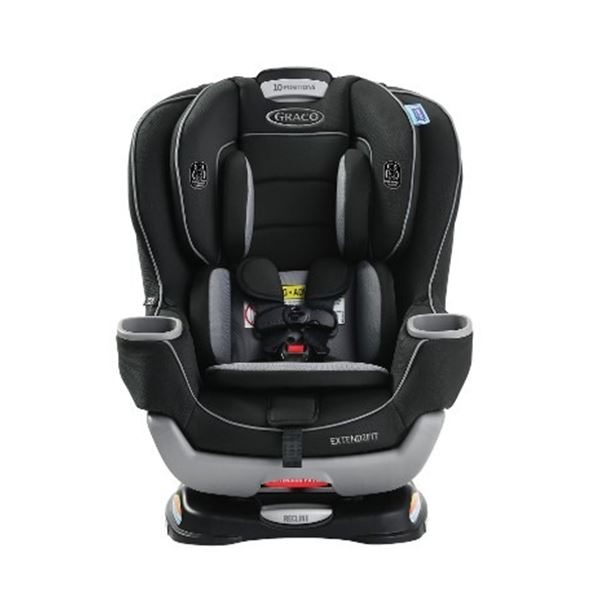 AS NEW GRACO EXTEND2FIT COVERTIBLE CAR SEAT - RETAIL $389