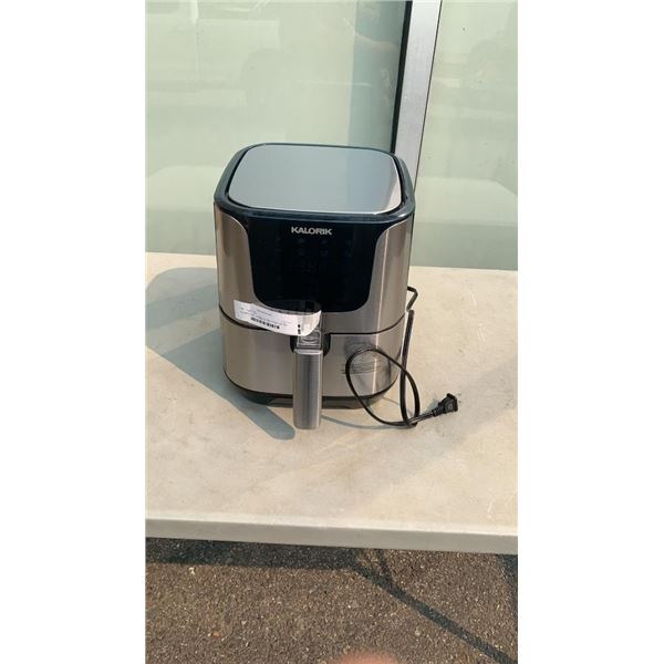 KALORIK 3.5QT STAINLESS AIR FRYER TESTED AND WORKING - RETAIL $99