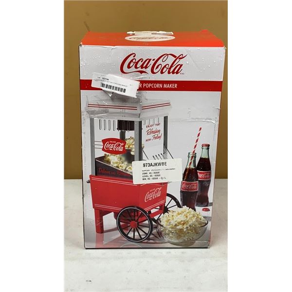 COCACOLA HOT AIR POPCORN MAKER TESTED AND WORKING - RETAIL $59