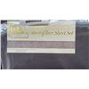 Image 2 : BRAND NEW MICROFIBER SHEET SET - DARK GREY SIZE TWIN XL