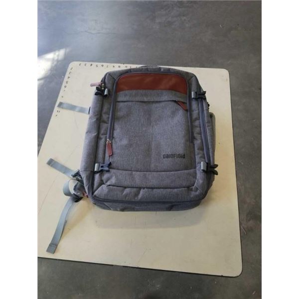 BRAND NEW GREY TRAVEL LAPTOP BACKPACK WITH TRAVEL PACKING BAG SET