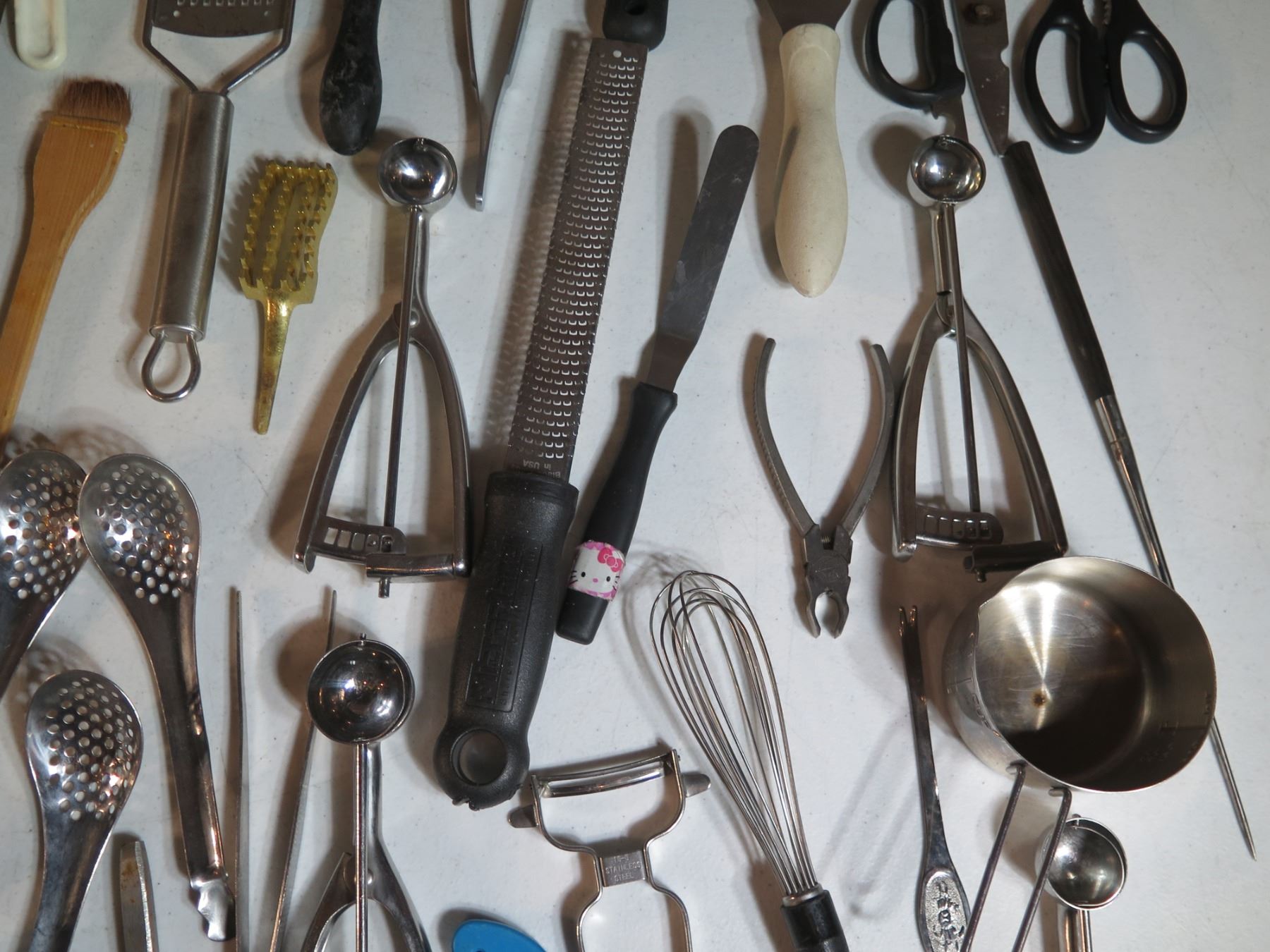 Multiple Utensils: Whisks, Spatulas, Scissors, Scoops, etc