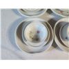 Image 3 : Qty 12 Sets of 3 Floral Condiment Dishes w/ Maker's Marks, Misc Sizes
