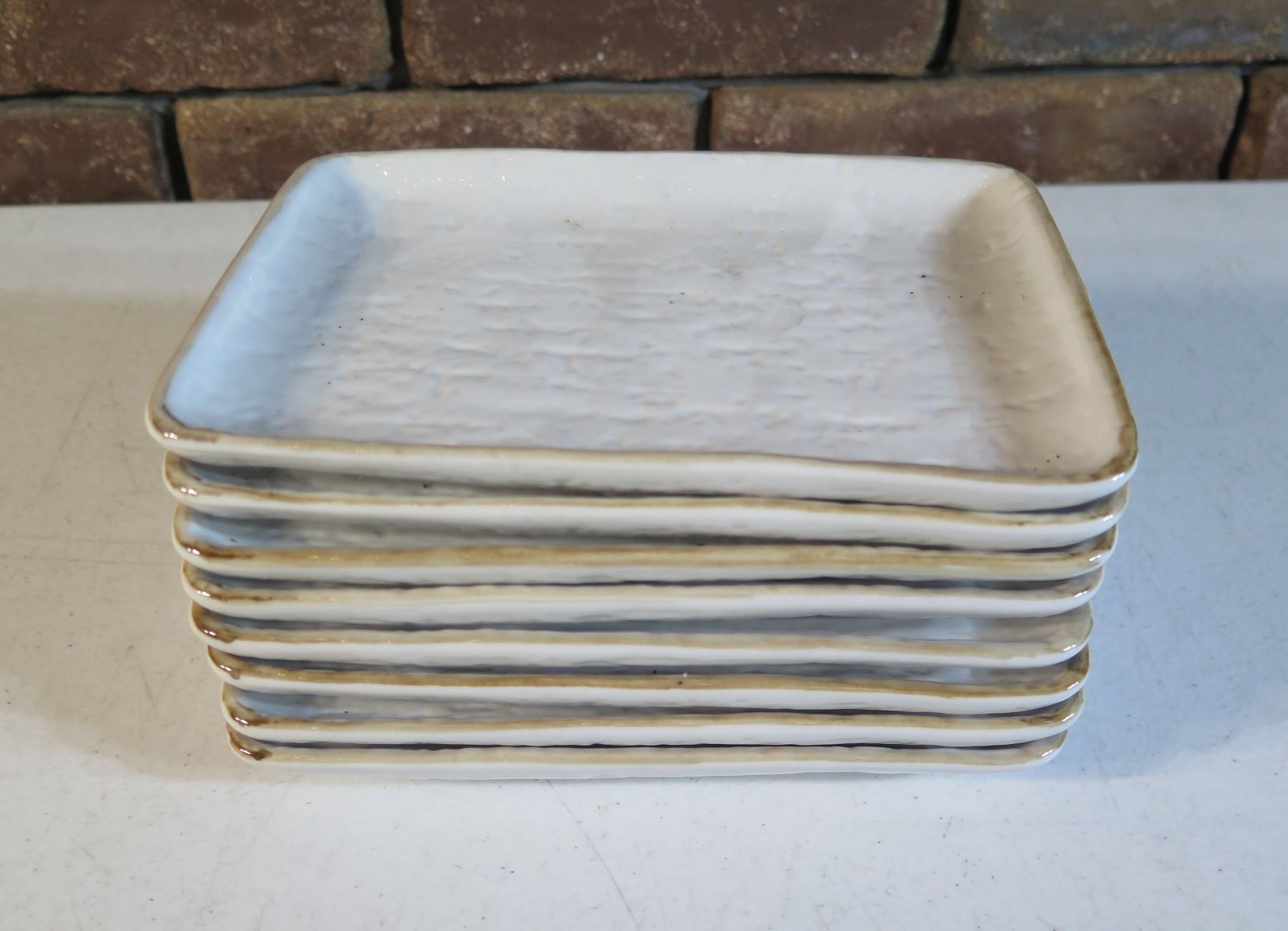 Qty 8 Rectangular Dishes 7"x5"