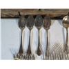 Image 2 : Christofle France Flatware: 5 Sets of Forks & Spoons