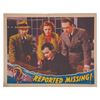 Image 1 : A William Gargan Signed Reported Missing! Lobby Card.