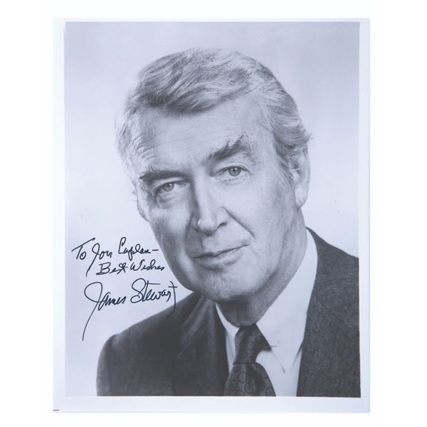 A Signed James Stewart Photo.