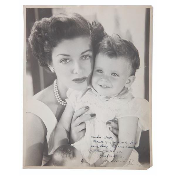 A Joan Bennett Signed Photo.