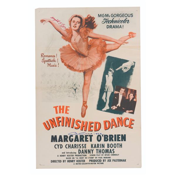 An Unfinished Dance One-Sheet Poster Signedx2.