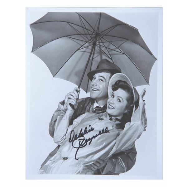 Singin in the Rain Publicity Photo Signed by Debbie Reynolds.