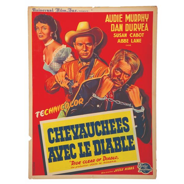 A Ride Clear of Diablo French Medium Poster.