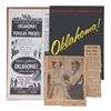 Image 1 : An Oklahoma! Program with newspaper clippings.