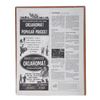Image 2 : An Oklahoma! Program with newspaper clippings.
