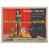 Image 1 : The Flesh and the Spur Jumbo Lobby Card Signed.