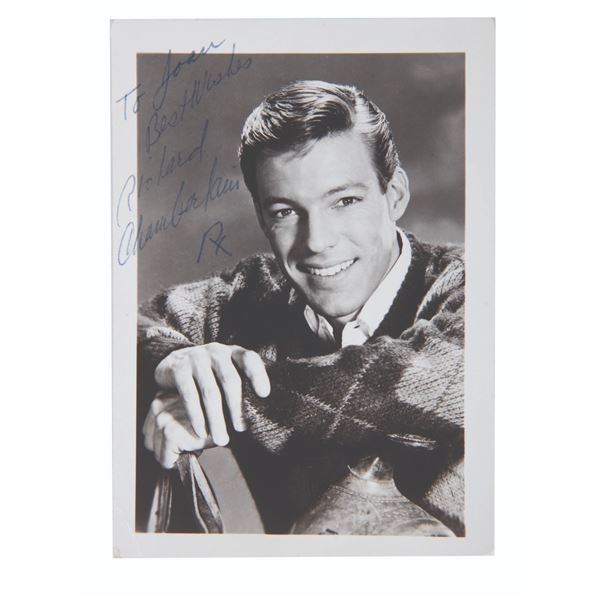 A Richard Chamberlain signed photo.