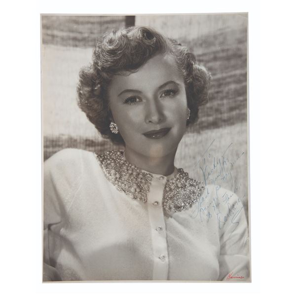 A Barbara Stanwyck Signed Photo.