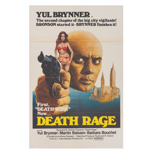 A Death Rage One Sheet Poster.