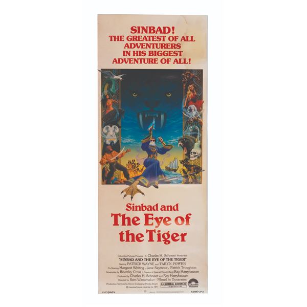 A Sinbad and The Eye of the Tiger Insert Poster.