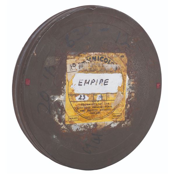 A Production-Used Empire Strikes Back 35mm Film Can.