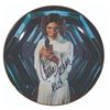 Image 1 : A Carrie Fisher Signed Commemorative Leia Plate.