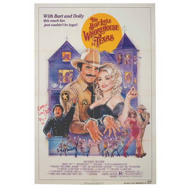 A Best Little Whorehouse in Texas Signed One-Sheet.